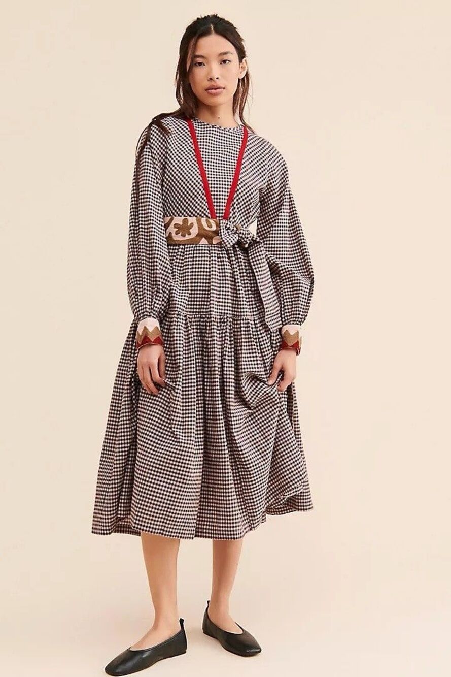 Anthropologie Rujuta Sheth Libby Midi Dress $295